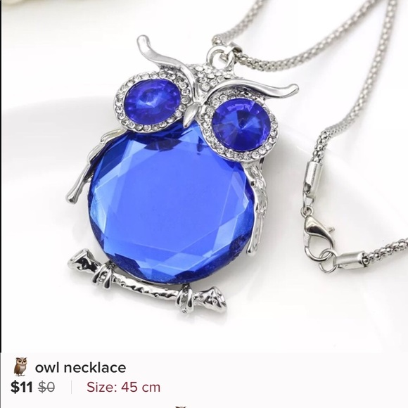 Owl necklace - Picture 7 of 7